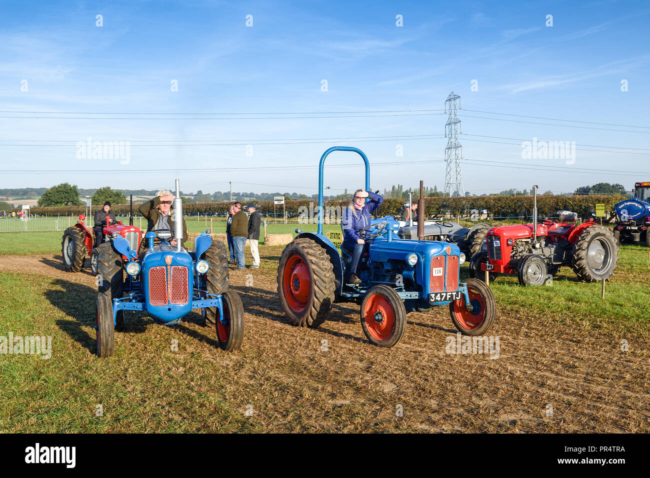 Poco Carlton, Nottinghamshire, Regno Unito: 29 Settembre 2018: aratura a Southwell match è la più grande agricolo di una mostra per un giorno nel Nottinghamshire, istituito nel 1855 e gestito da un comitato composto di uomini di affari locali e gli appassionati di rurale. La mostra annuale si è svolta in un luogo diverso ogni anno con 2018 che si terrà a poco Carlton. Credito: Ian Francesco/Alamy Live News Foto Stock