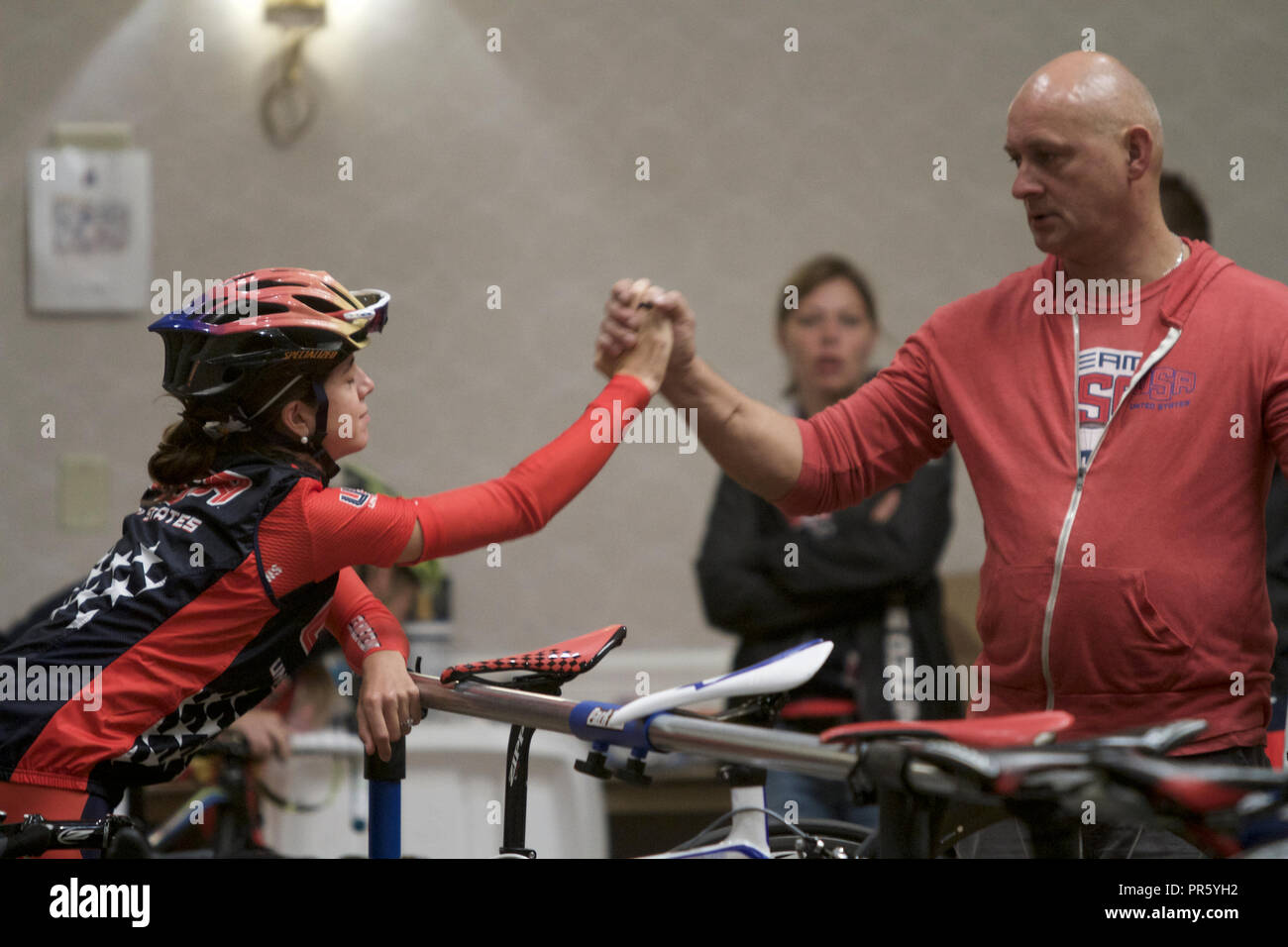 Del Campionato del mondo di ciclismo 2015 a Richmond, Virginia Foto Stock