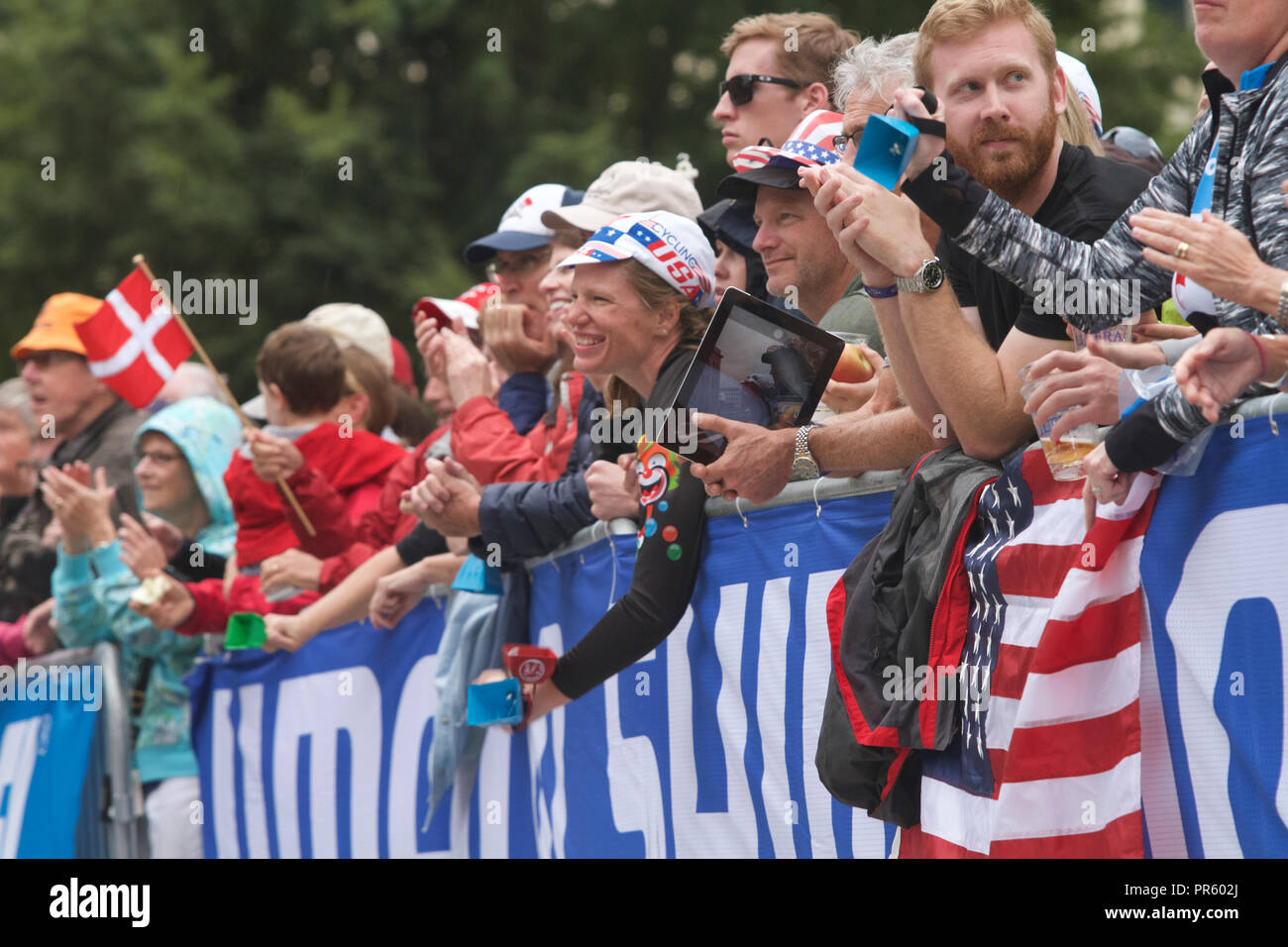 Del Campionato del mondo di ciclismo 2015 a Richmond, Virginia Foto Stock