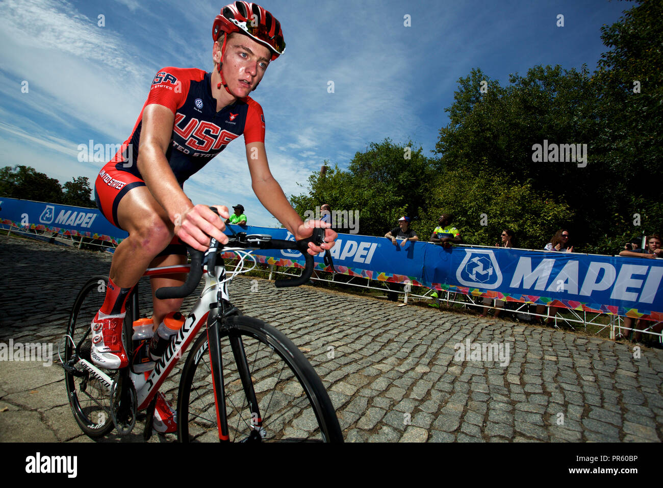 Del Campionato del mondo di ciclismo 2015 a Richmond, Virginia Foto Stock