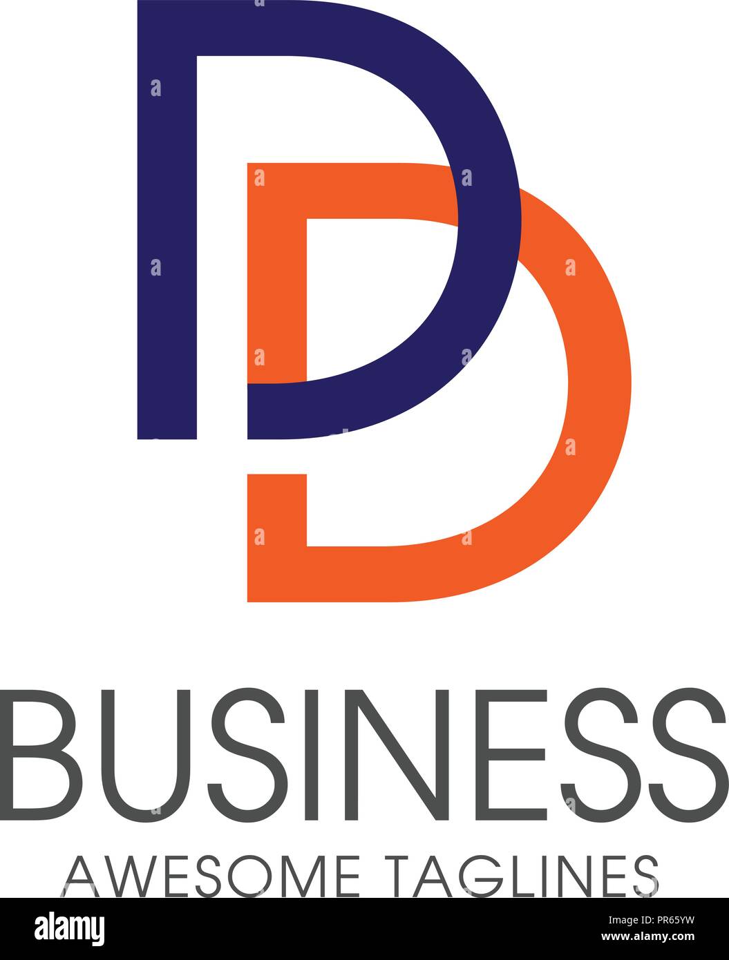 Lettera DD logo design illustrazione vettoriale modello,D lettera vettore logo, lettera D e D del logo vector, creative lettera dd logo lettera Illustrazione Vettoriale
