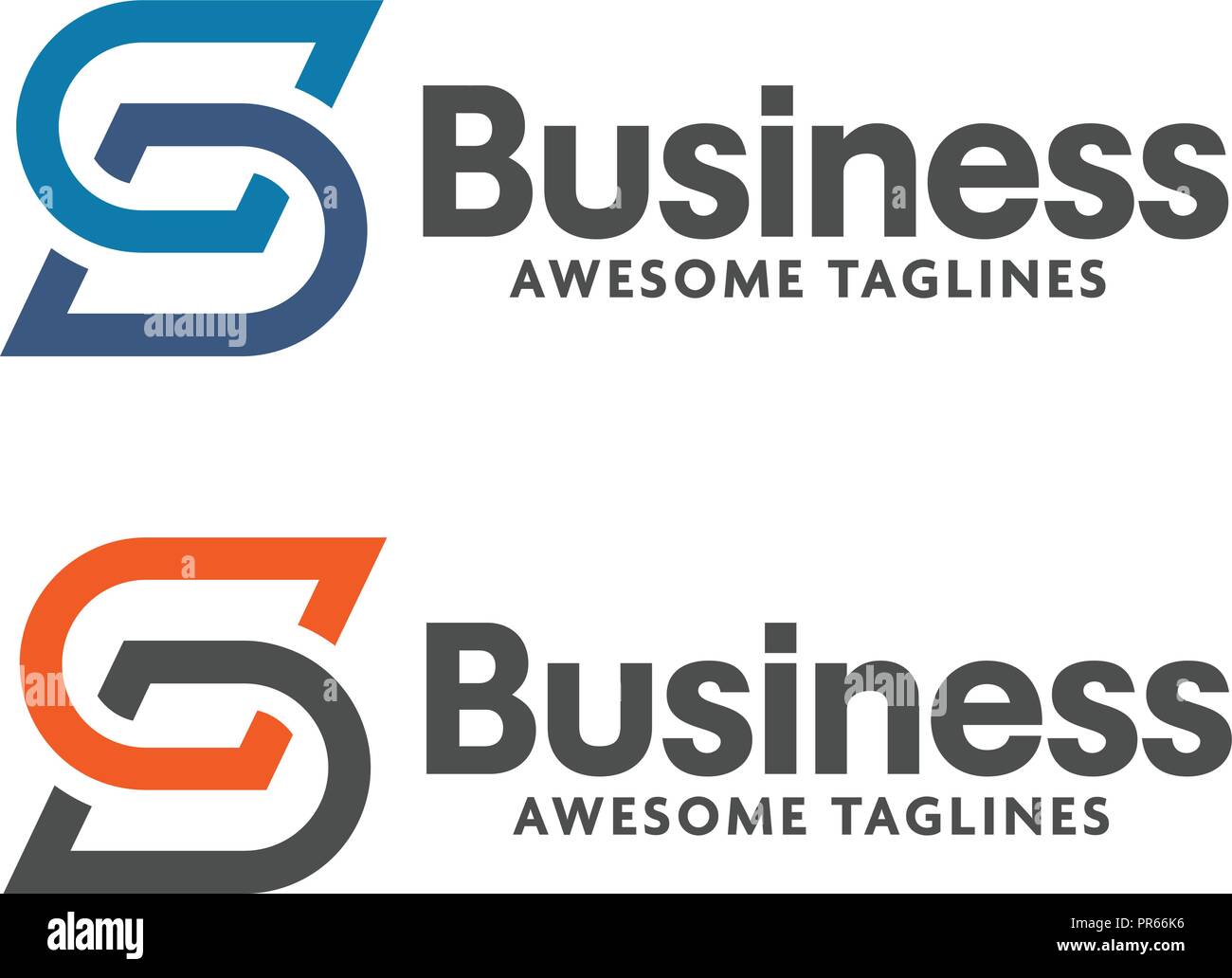 Lettera S icona logo design elementi di modello di lettera, logo sd vettore Illustrazione Vettoriale