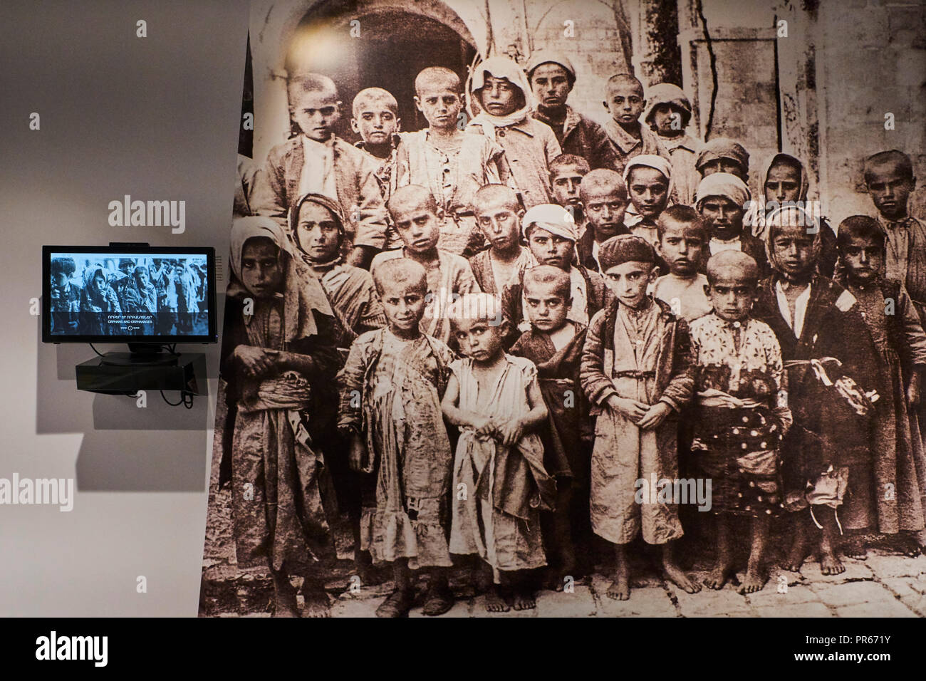 Armenia, Yerevan, il genocidio armeno Memorial e Museo Foto Stock