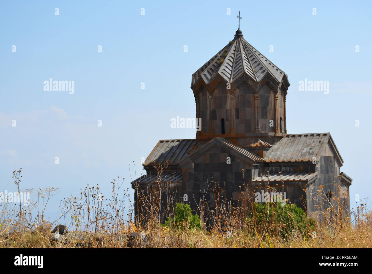 Chiesa Vahramashen vicino a Fortezza Amberd in Armenia Foto Stock