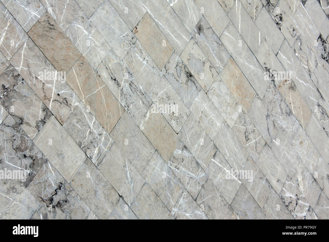 Marmo grigio texture Foto Stock