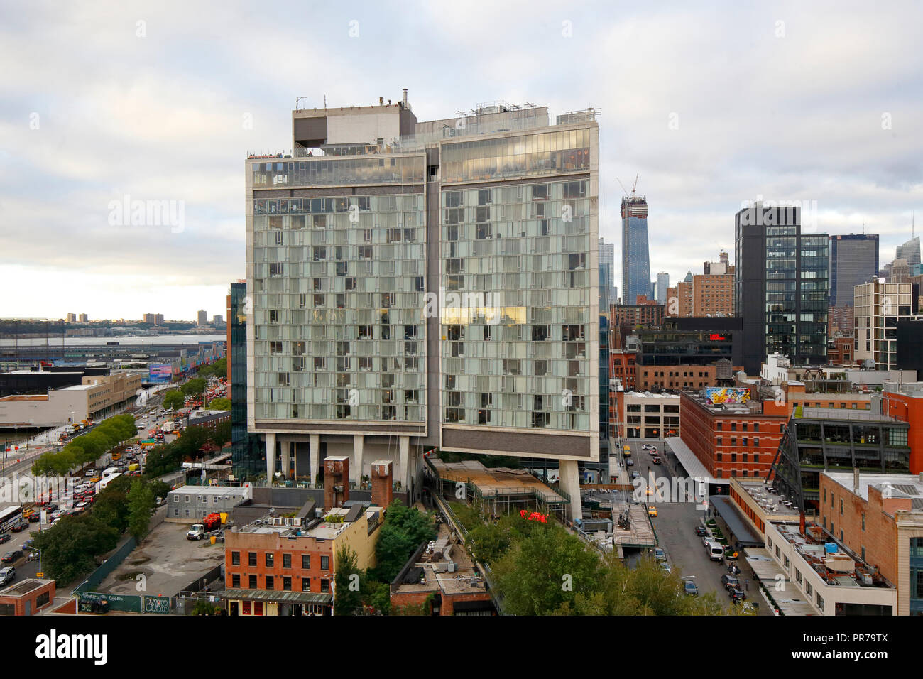 Lo standard High Line, 848 Washington St, New York, NY Foto Stock