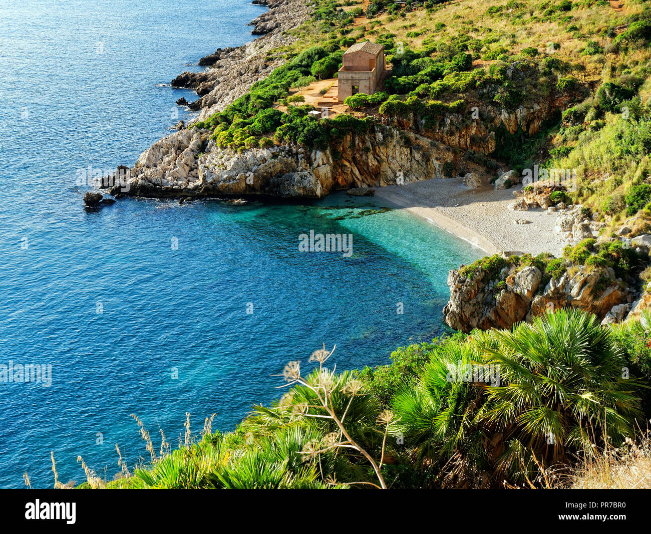 Gipsy naturali riserva golfo di Baia Mare sicilia italia Foto Stock