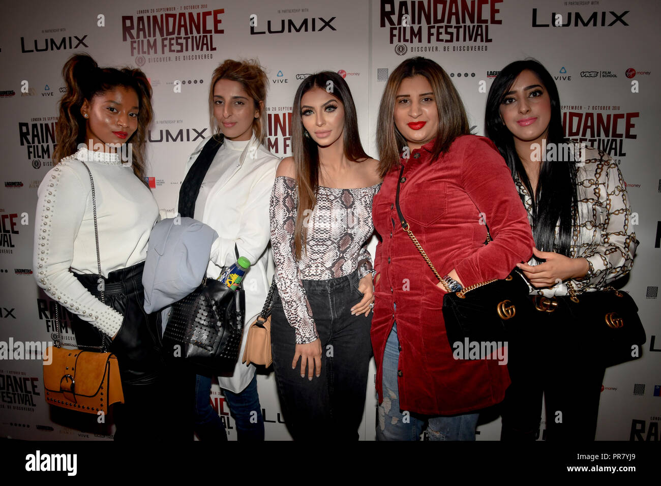 Londra, Regno Unito. 29 settembre 2018. Faryal Makhdoom e gli ospiti possono partecipare a Premiere mondiale del Team Khan - Raindance Film Festival 2018 a Vue Cinema - Piccadilly, Londra, Regno Unito. 29 settembre 2018. Credito: Picture Capital/Alamy Live News Foto Stock