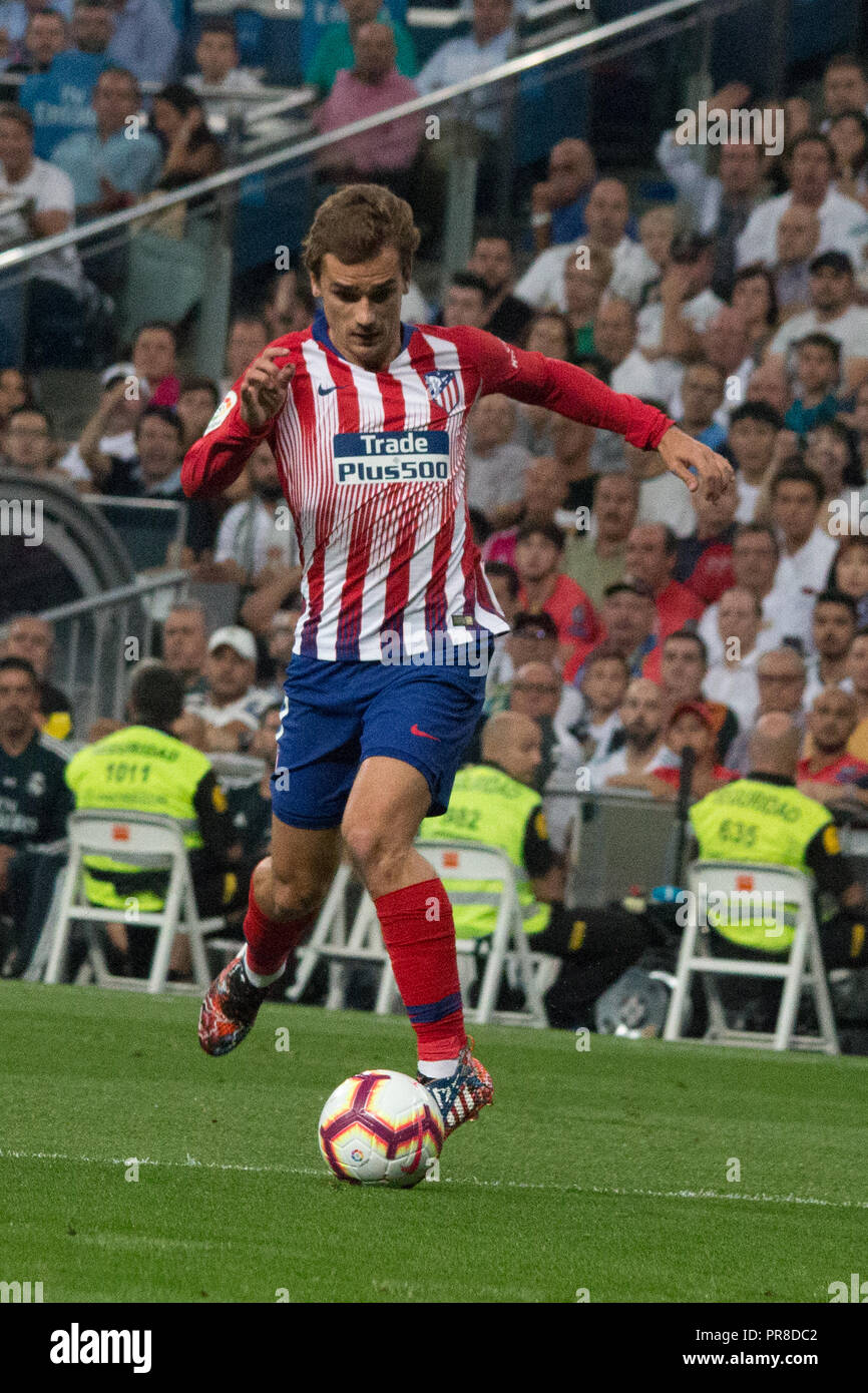 Madrid, Spagna. 29Sep, 2018. Griezmann. Credito: Jorge Gonzalez/Pacific Press/Alamy Live News Foto Stock
