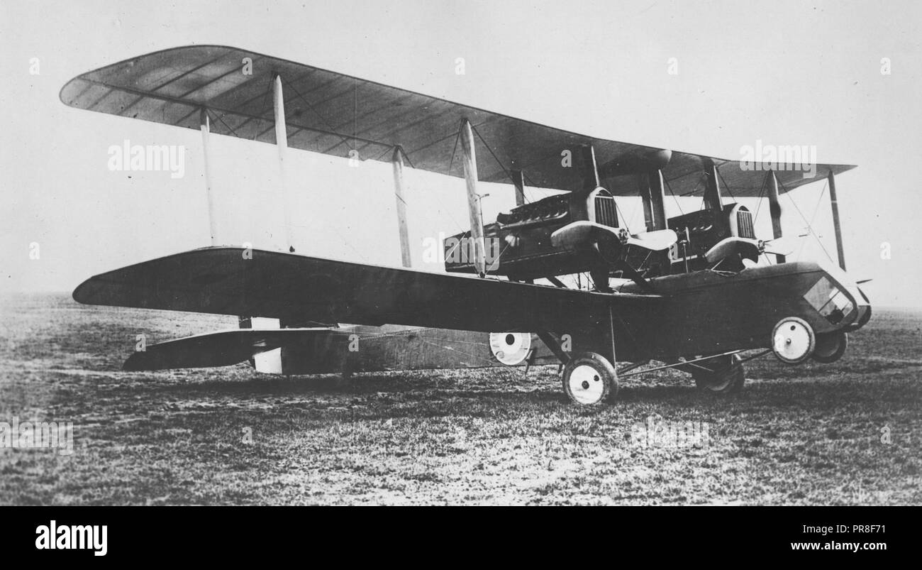 1919 - de Haviland 10 o Airco 10 per essere utilizzato su Londra-parigi, Ritz al Ritz Air Service, da Londra a Parigi in due ore. Foto Stock