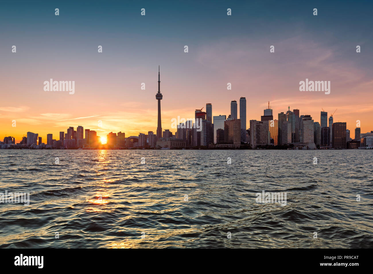 Toronto skyline della città Foto Stock