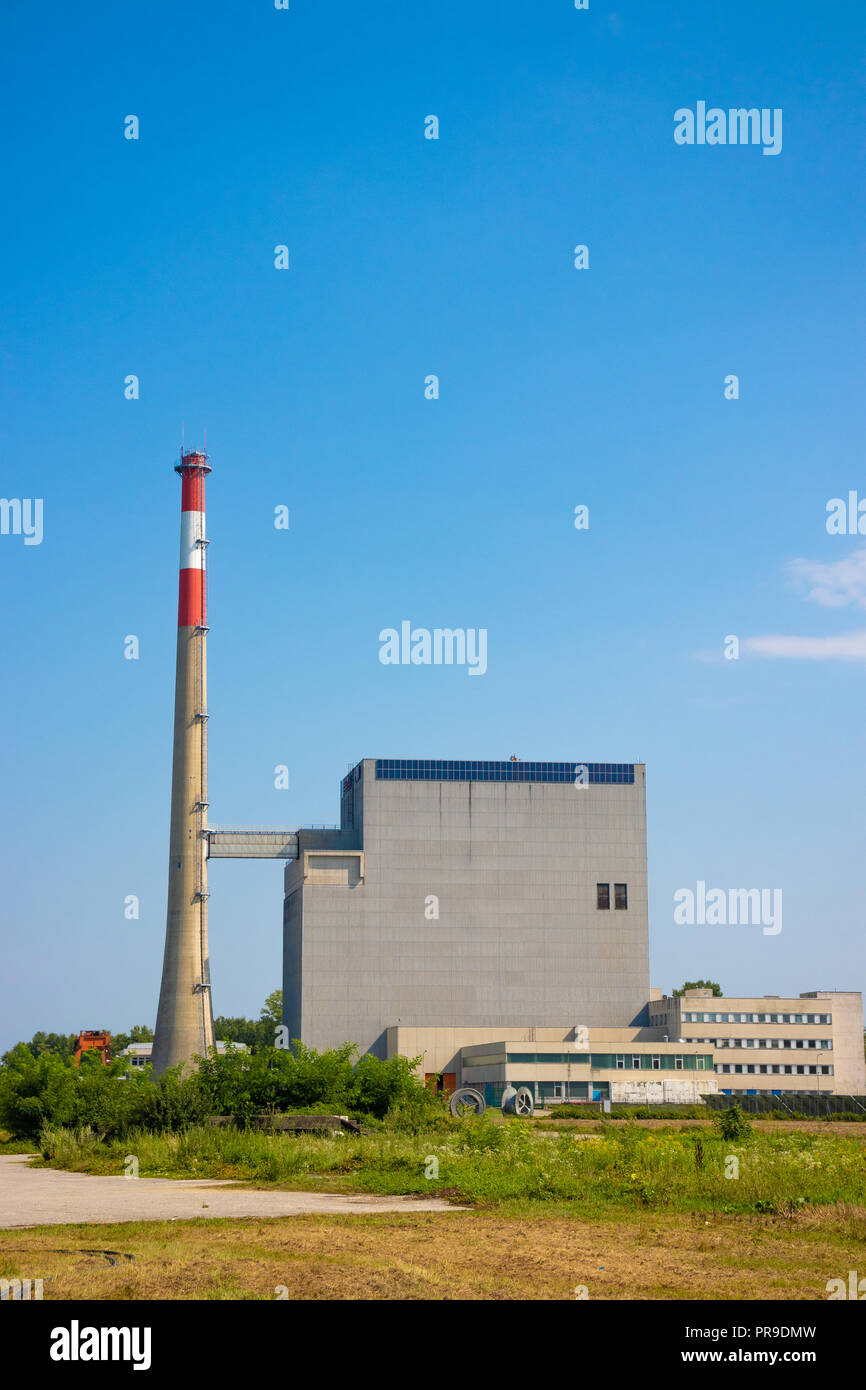 Zwentendorf Centrale Nucleare Austria finito ma non è mai stata operativa. Foto Stock