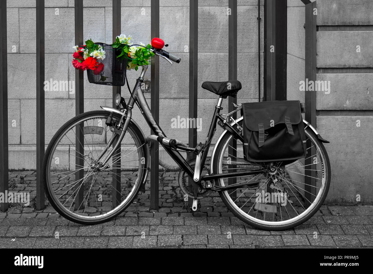 Un po' di colore per il tuo viaggio home... Foto Stock