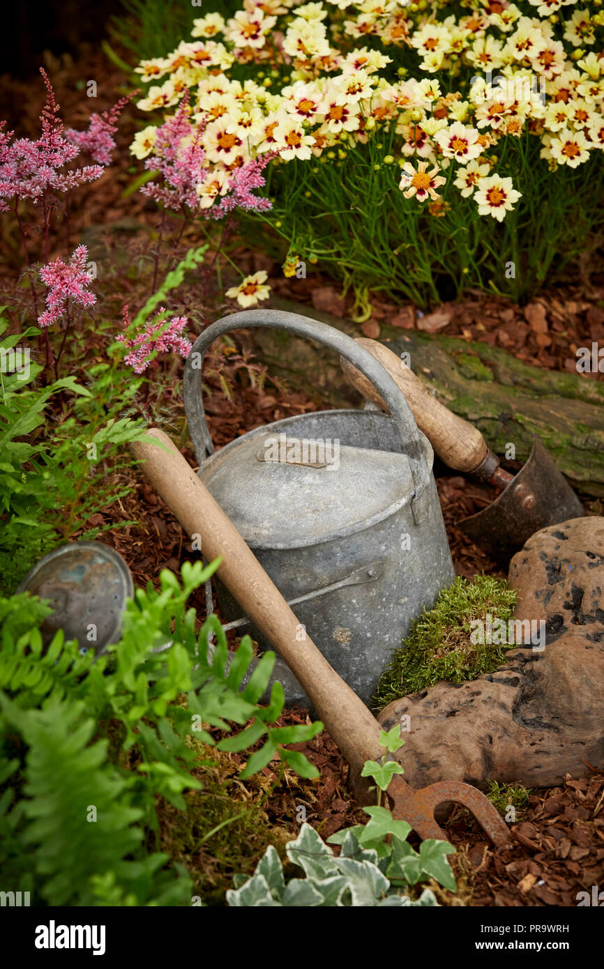Utensili da giardinaggio a Tatton Park Flower Show 2018 Foto Stock