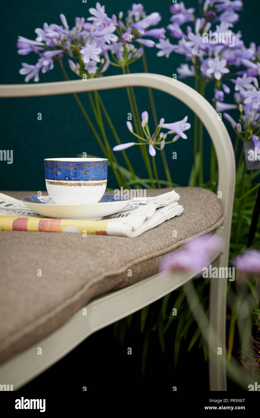 Stand al Tatton Park flower show Foto Stock
