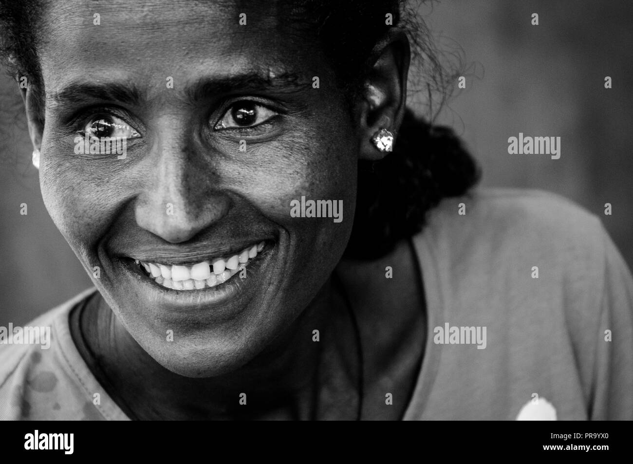 Ritratto etiope Foto Stock