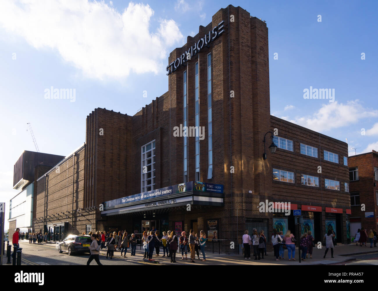Storyhouse Cinema e luogo di divertimento, Chester, precedentemente il cinema Odeon. Immagine presa nel settembre 2018. Foto Stock