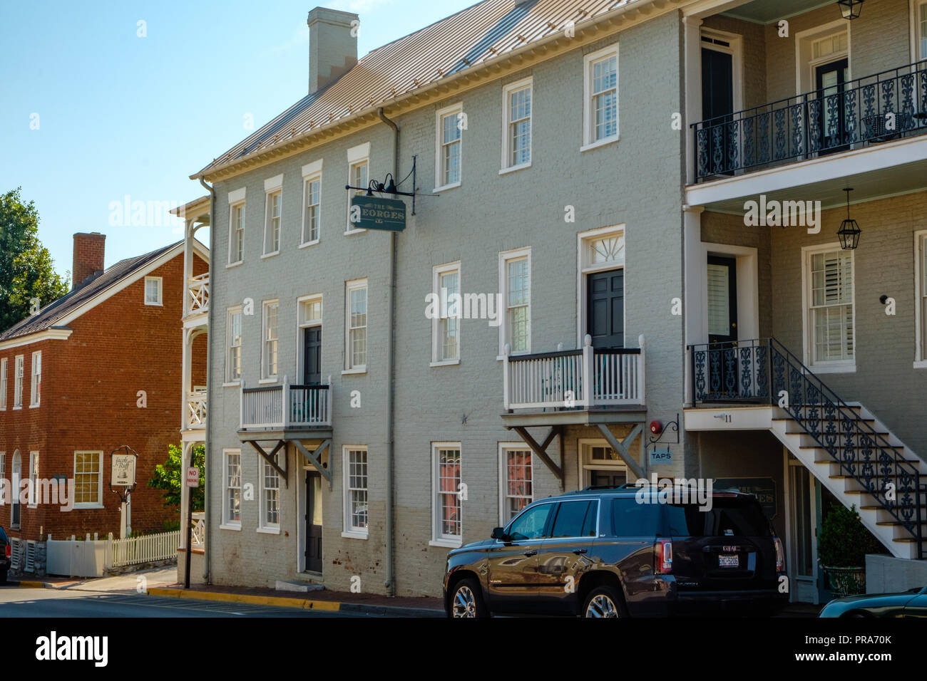 Il Georges Inn, 11 North Main Street, Lexington, Virginia Foto Stock