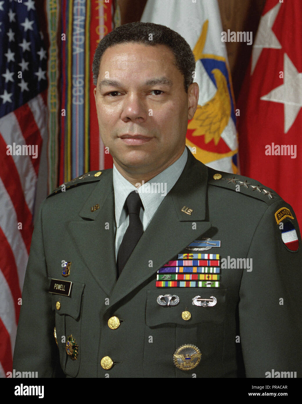 General Colin Powell ritratto (scoperta) Foto Stock