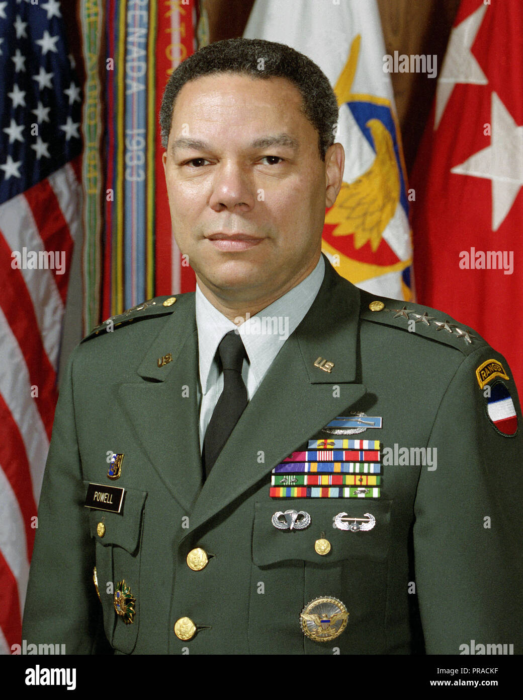 General Colin Powell ritratto (scoperta) Foto Stock