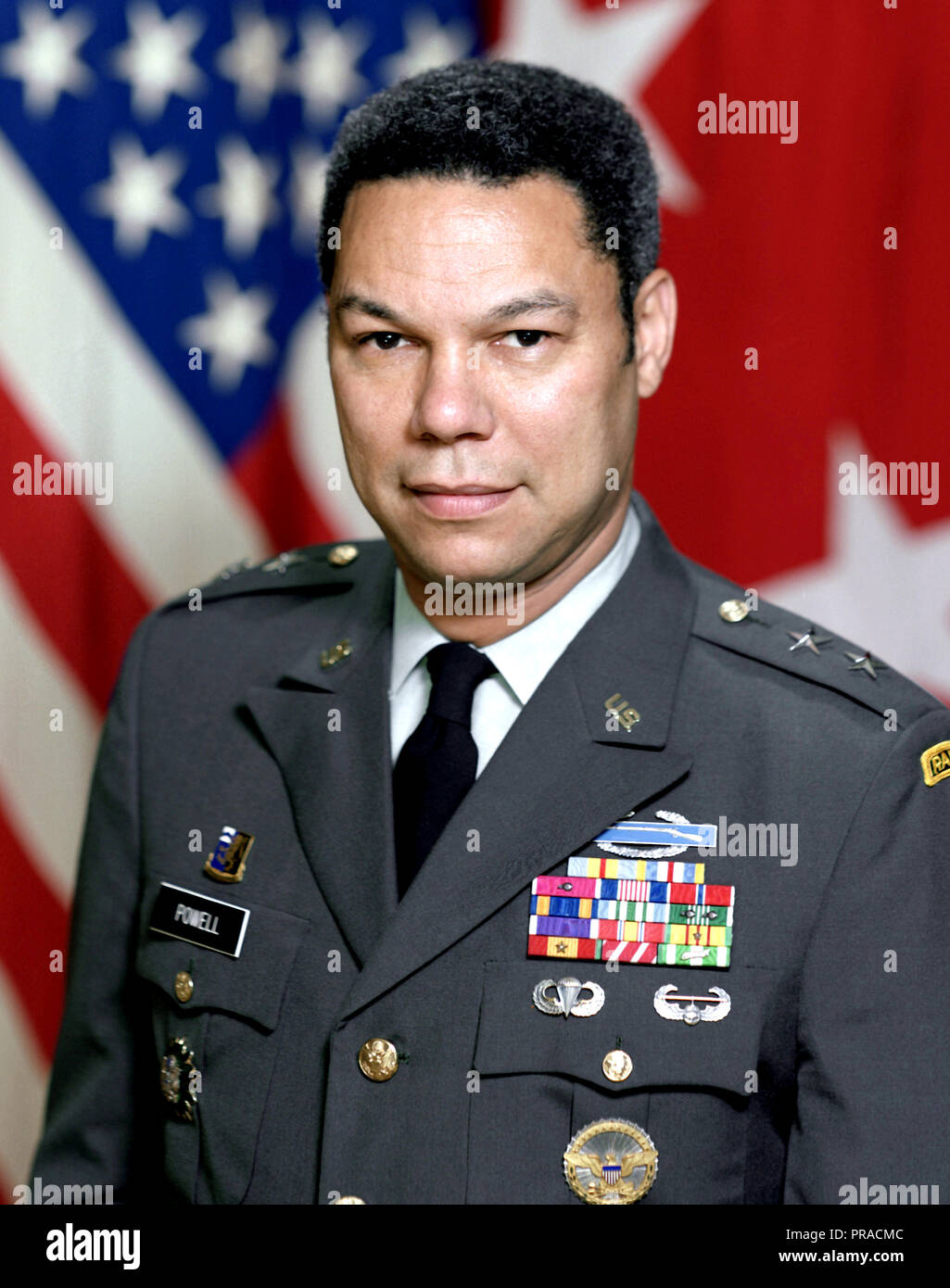 Il Maggiore Generale Colin Powell L., STATI UNITI D'AMERICA (scoperta) Foto Stock