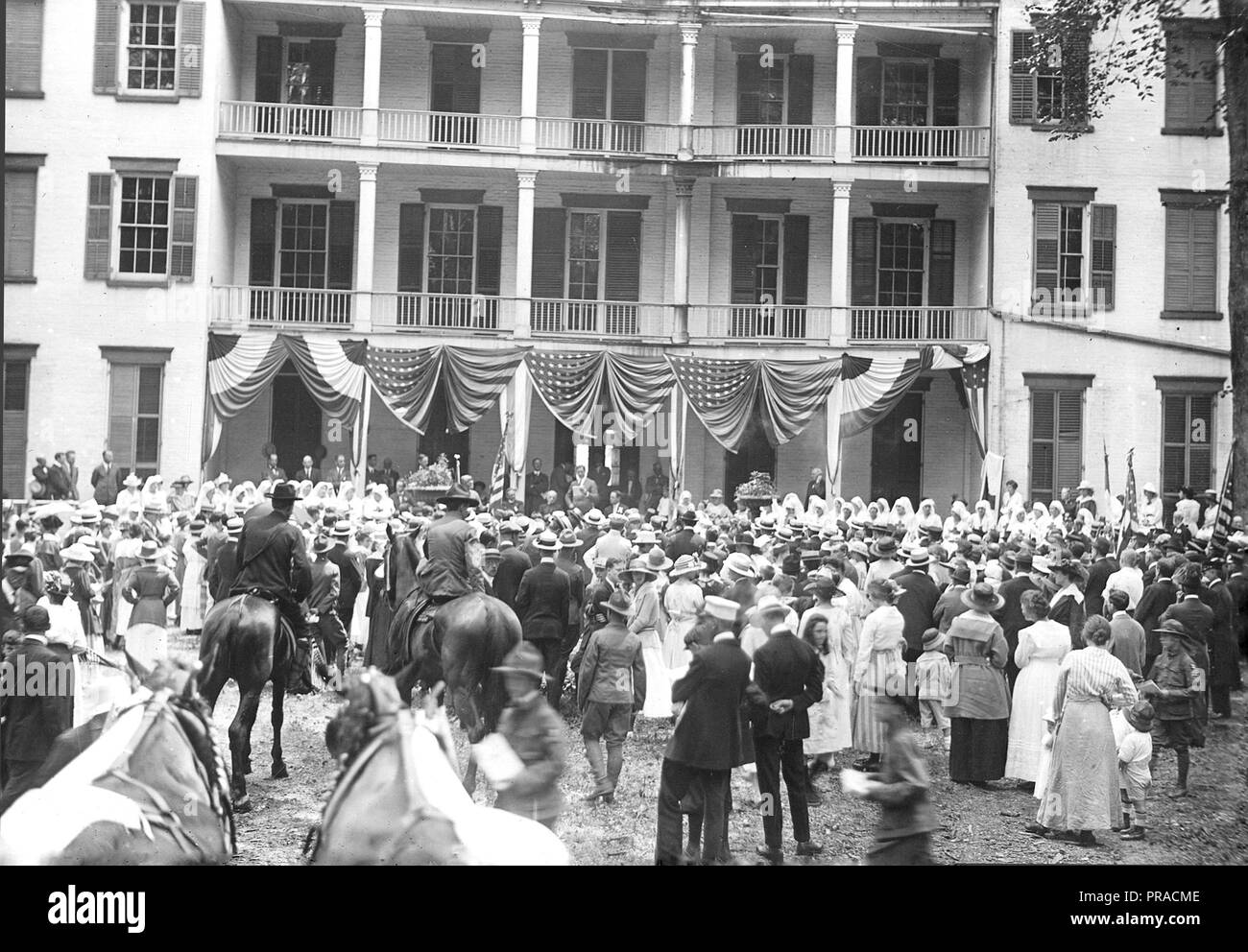 Cerimonie - Giorno di indipendenza, 1917 - Cappellano di West Point raccolta indirizzata in Nyack, N.Y. Parte del 4 di luglio festa Foto Stock