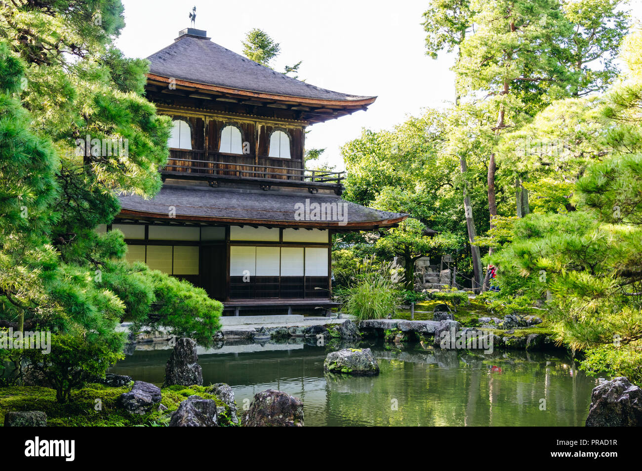 Tempio del Padiglione di Argento, Kyoto, Giappone Foto Stock
