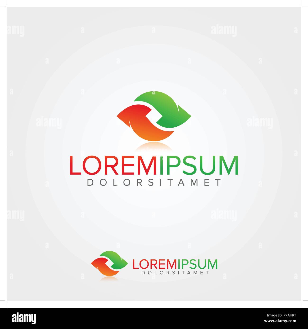 Cerchio astratto modello di Logo Illustrazione Vettoriale