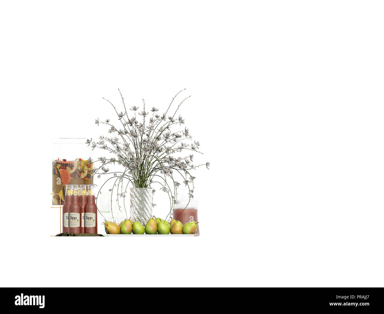 3D render di elettrodomestici per la cucina Foto Stock