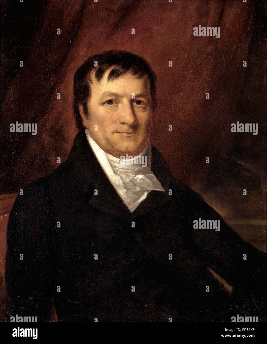 John Wesley Jarvis, John Jacob Astor, circa 1825, olio su tela, National Portrait Gallery, Washington, Stati Uniti d'America. Foto Stock