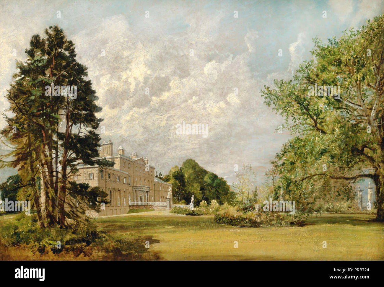 John Constable, Malvern Hall, Warwickshire, circa 1820-1821 Olio su tela, Yale Center per British Art di New Haven, Stati Uniti d'America. Foto Stock
