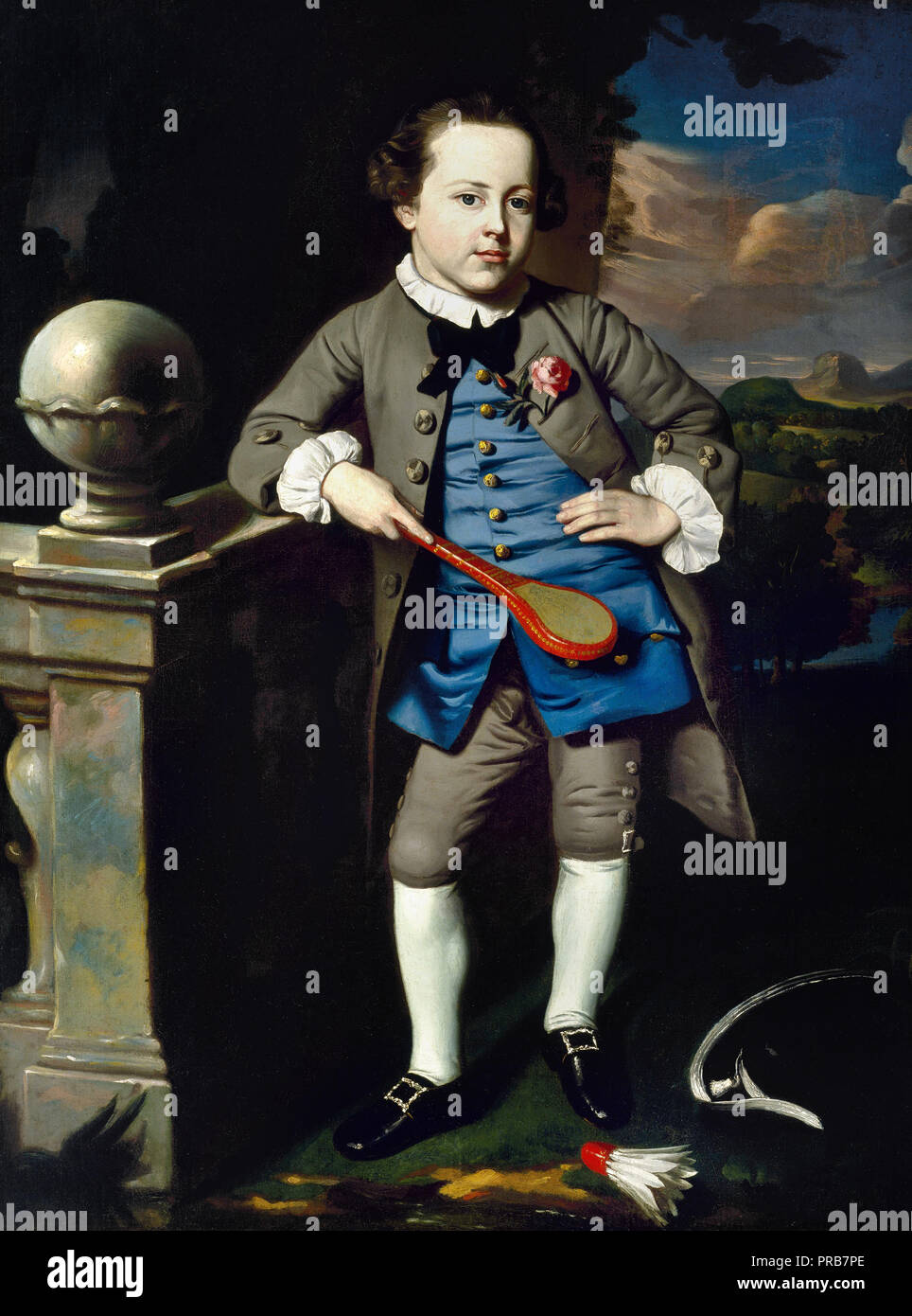 John Singleton Copley, Ritratto di un ragazzo, circa 1758, olio su tela, il Museo delle Belle Arti, Houston, TX, Stati Uniti d'America. Foto Stock