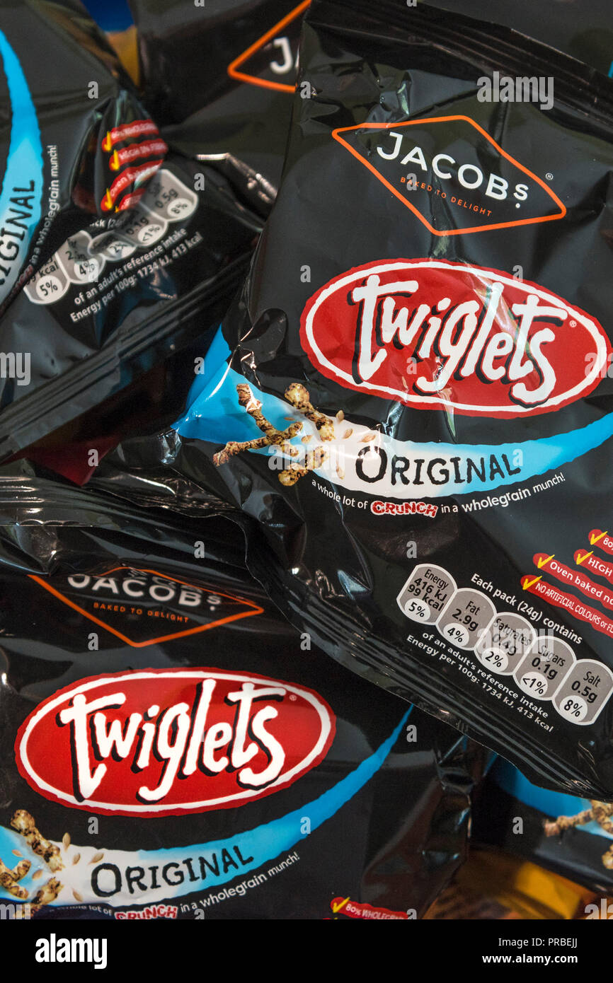 Sacchetti di Jacobs Twiglets. Foto Stock