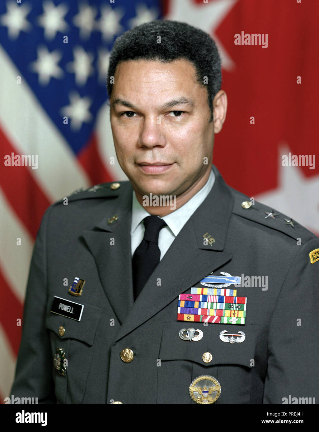 Il Maggiore Generale Colin Powell L., STATI UNITI D'AMERICA (scoperta) Foto Stock