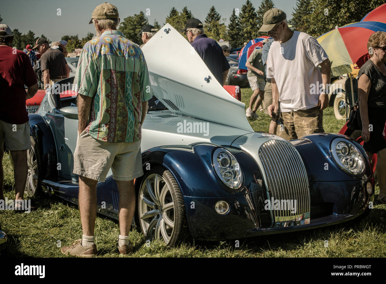 Morgan Aero SuperSports, 2013, presentato al Classic British Auto Show di Burlington, Ontario Foto Stock