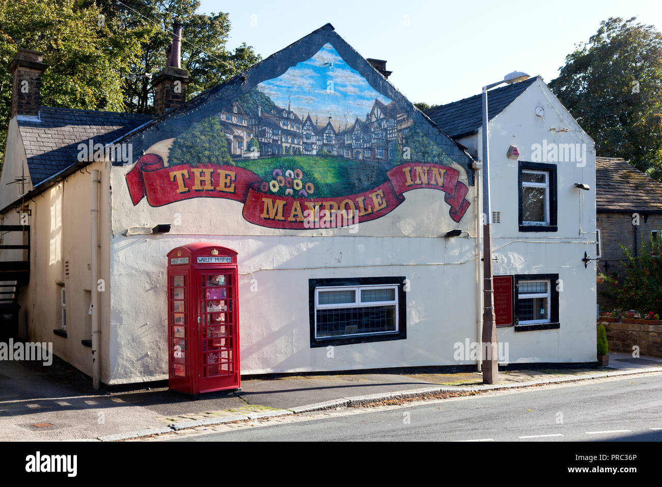 Il Maypole Inn, Warley, West Yorkshire Foto Stock