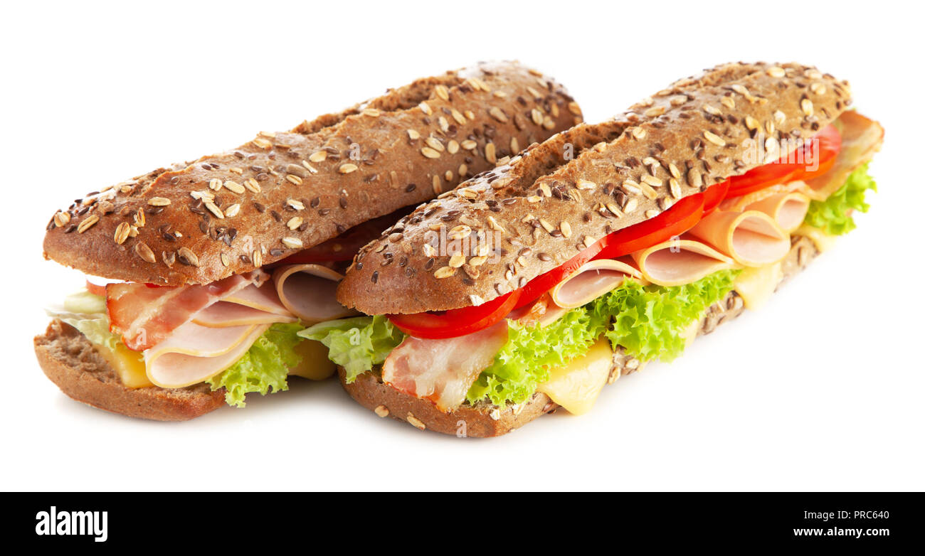 Classic BLT sandwich Foto Stock