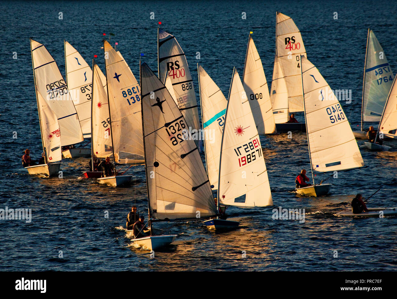Evento Yaaaaahting a North Berwick, Scozia Foto Stock
