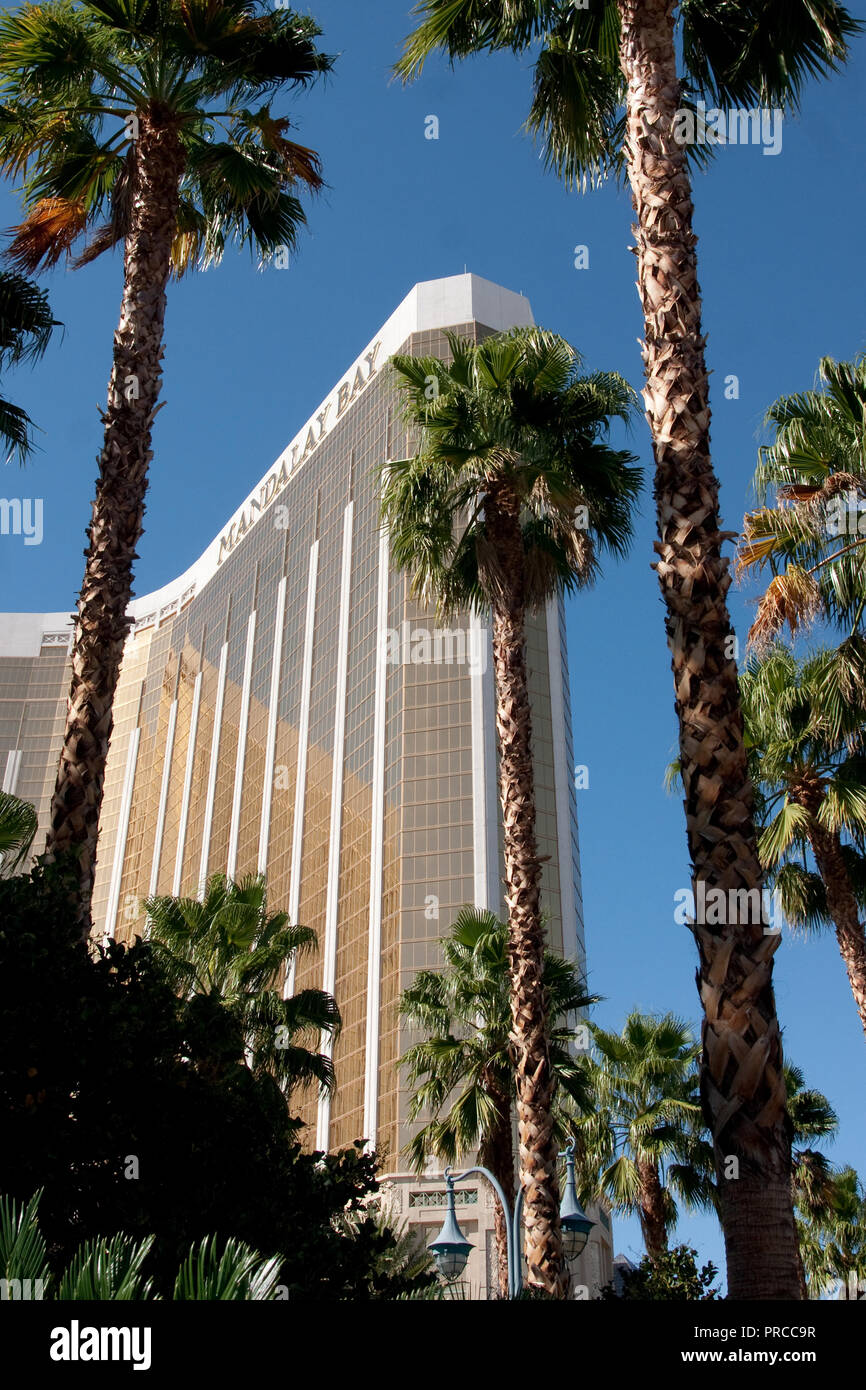 Las Vegas, America,2 Ottobre,2011. Il Mandalay Bay hotel e casinò. Credit:Mario Beauregard/Alamy Live News Foto Stock