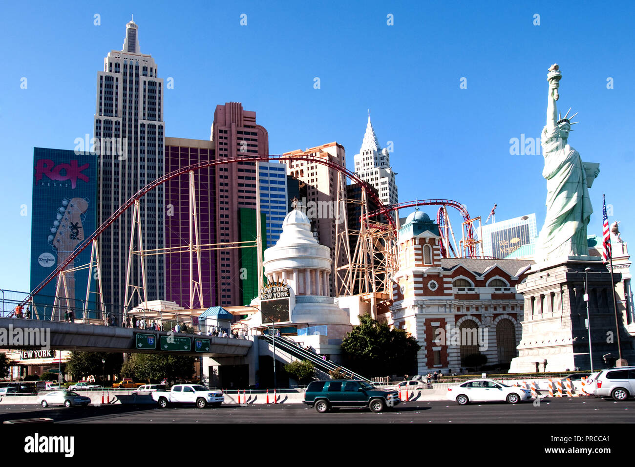 Las Vegas, America, 2 ottobre,2011.Il New York,New York Hotel and Casino. Credit:Mario Beauregard/Alamy Live News Foto Stock