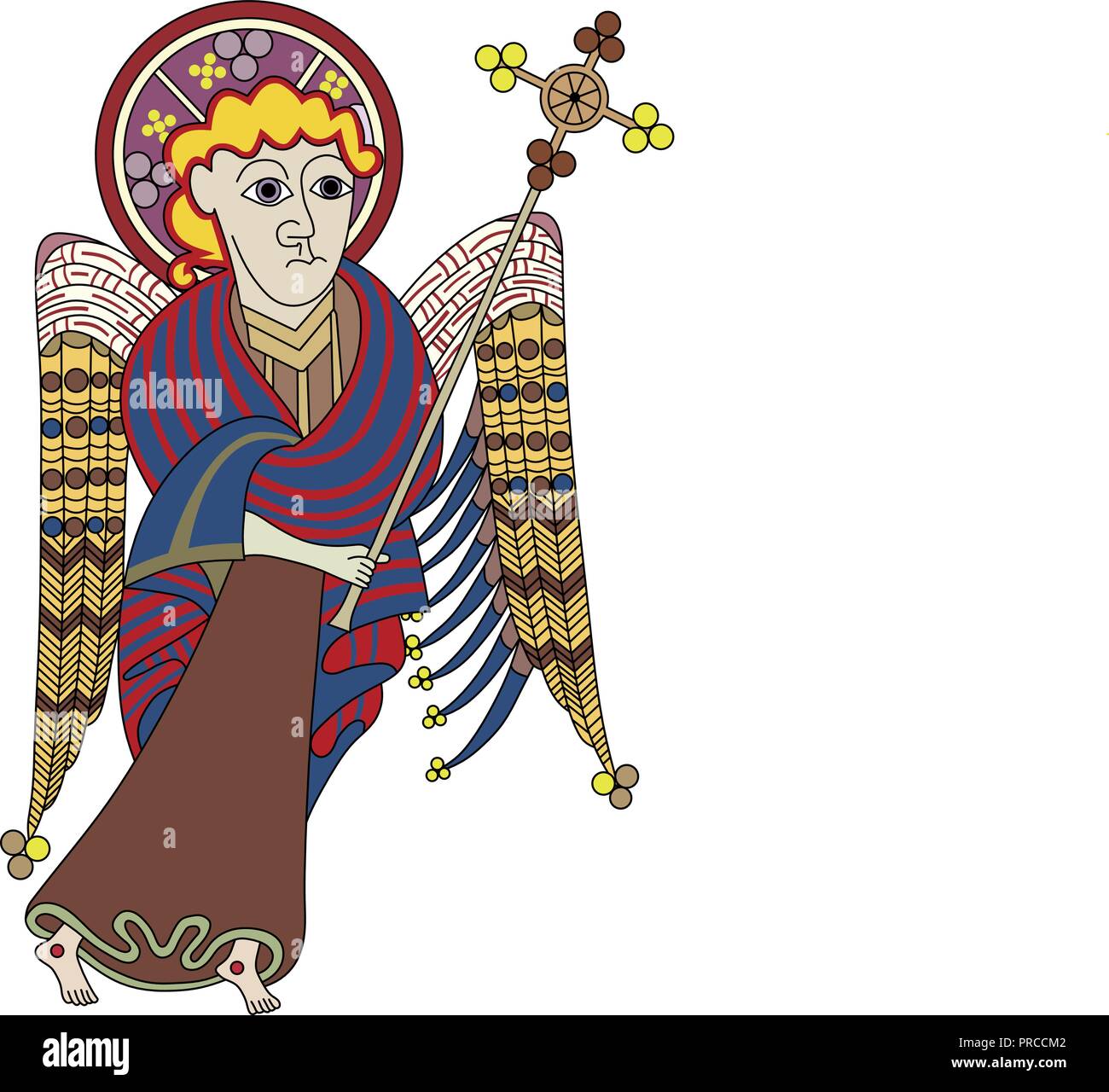 Matteo Evangelista Illustrazione Vettoriale