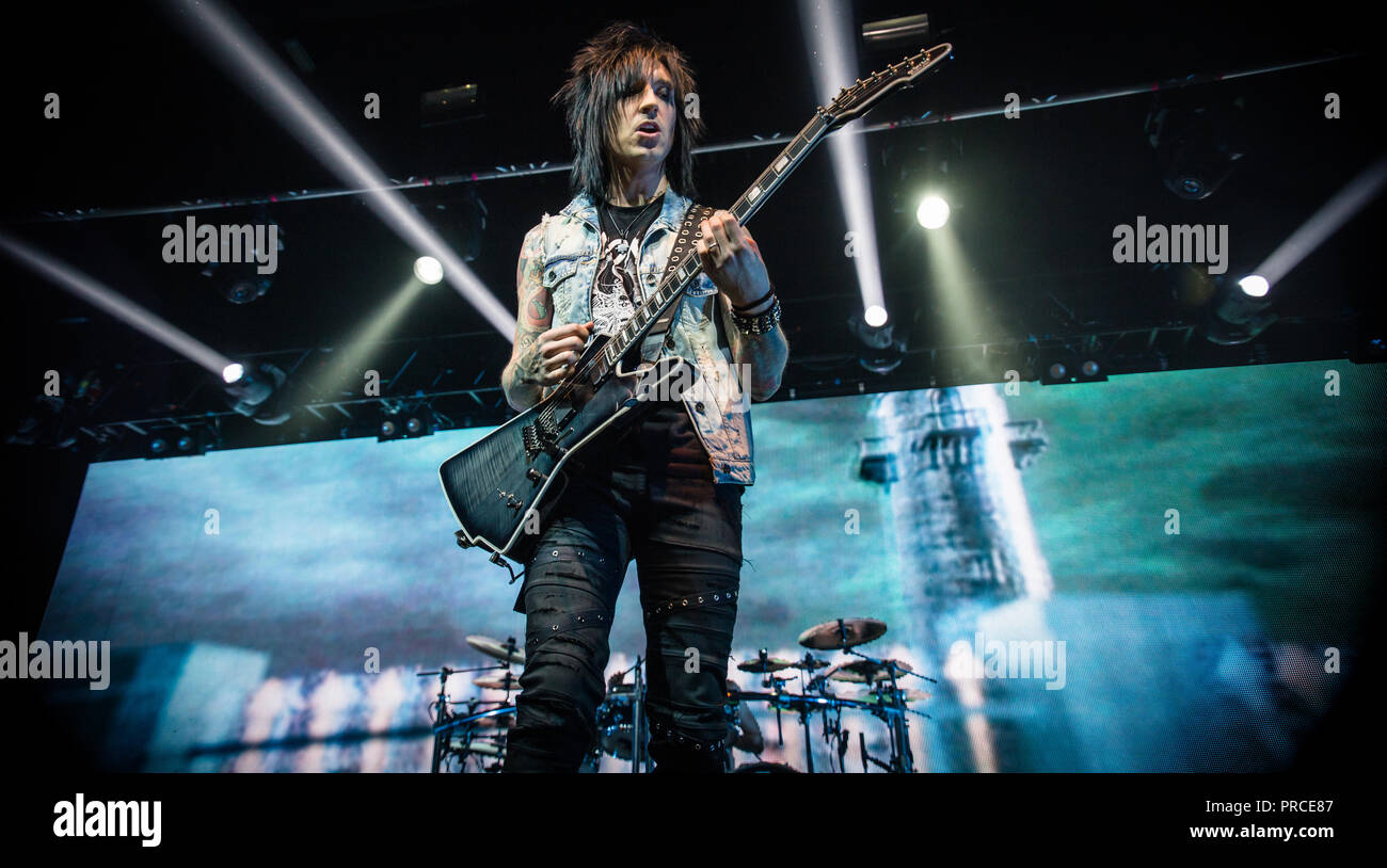 Velo nero spose, Live a Manchester Academy 2018 Foto Stock