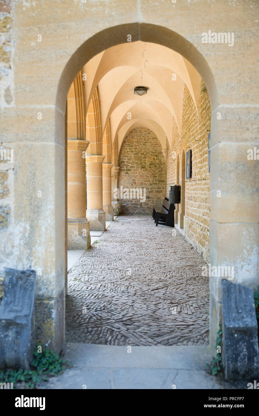 Abbazia di Orval Abbaye Notre Dame d'Orval, monastero cistercense a Villers-DEVANT-Orval, FLORENVILLE, Ardenne belghe, Belgio Foto Stock