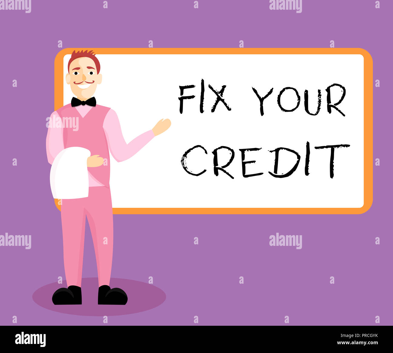 La scrittura della nota mostra fissare la vostra carta di credito. Business photo vetrina per mantenere saldi bassa su carte di credito e altri enti. Foto Stock