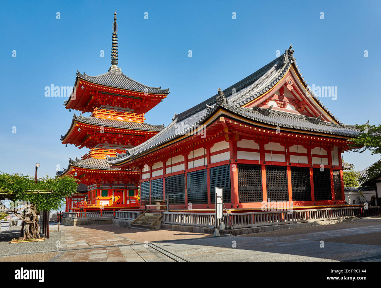 Il Buddismo Shin edifici in Higashiyama meridionale Foto Stock