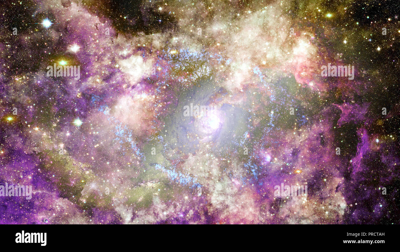 Dreamscape Galaxy. Sfondo Fantasy. Gli elementi di questa immagine fornita dalla NASA. Foto Stock