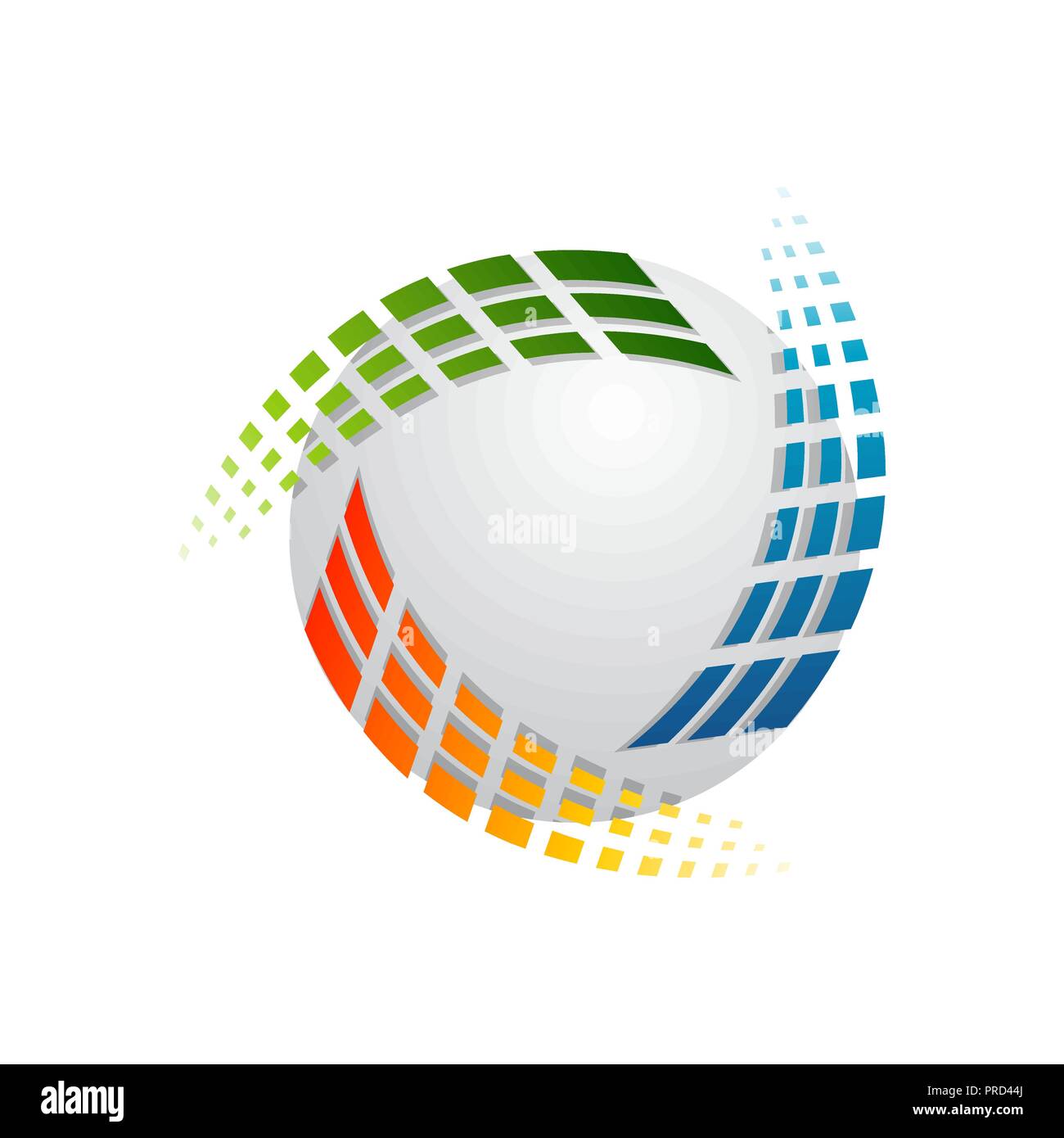 Abstract moderna identità del marchio vettore Corporate logo design Illustrazione Vettoriale