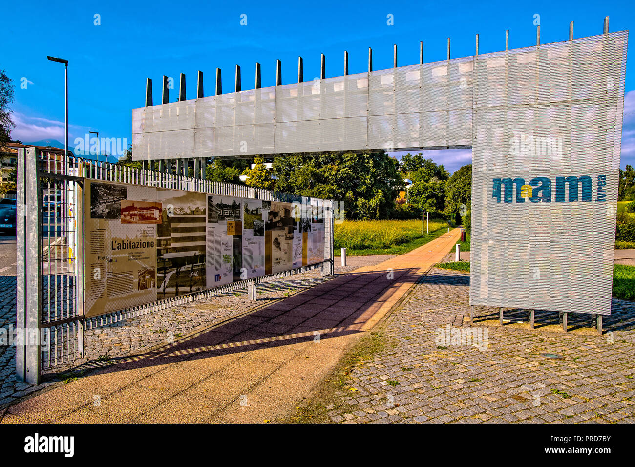 Italia Piemonte Canavese Ivrea museo aperto Olivetti Foto Stock
