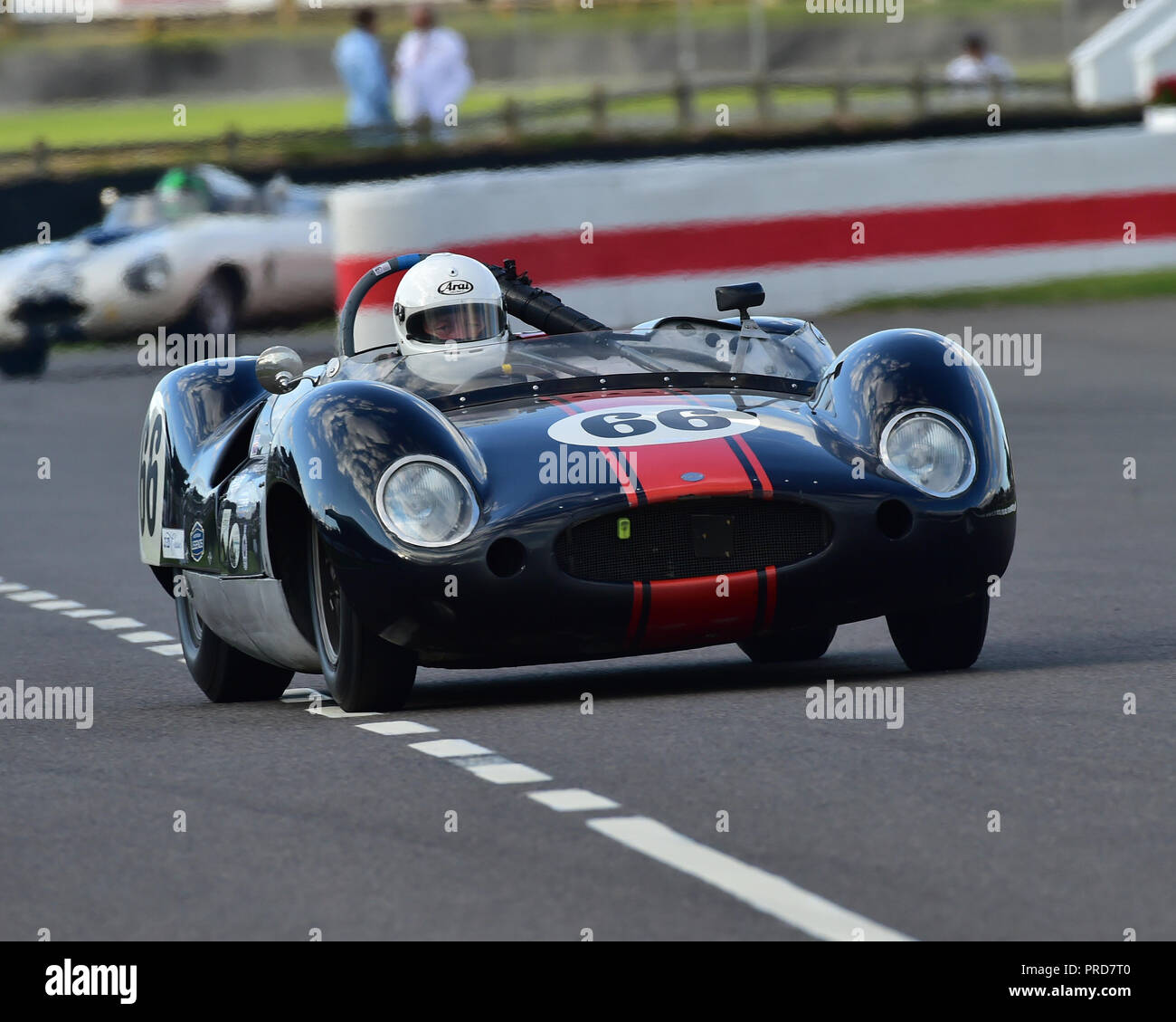 Justin Maeers, Cooper Climax T49, Monaco, Sussex trofeo, del Campionato del Mondo di vetture sportive, Produzione Sports racing cars, 1955 a 1960, Goodwood Foto Stock