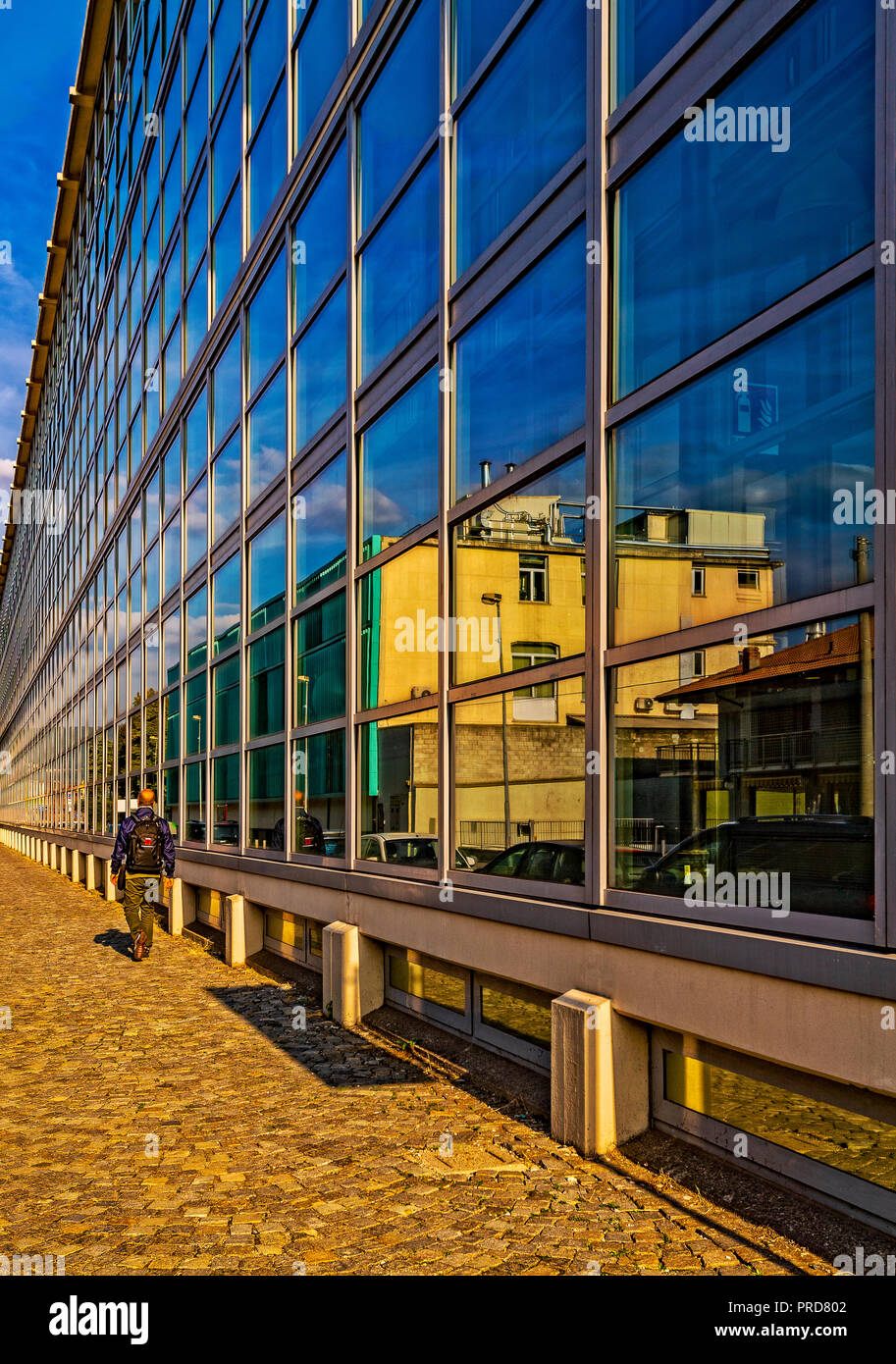 Italia Piemonte Canavese Ivrea museo aperto Officine Olivetti ICO Foto Stock